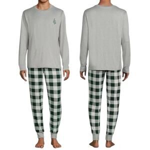 NEW JOLLY JAMMIES Men's Holiday Pajama Set Size Medium Christmas Loungewear